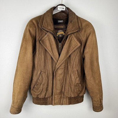 Adventure Bound レザー ボンバージャケット　Thinsulate Wilson's Adventure Bound Leather Bomber Jacket Mens S Vtg