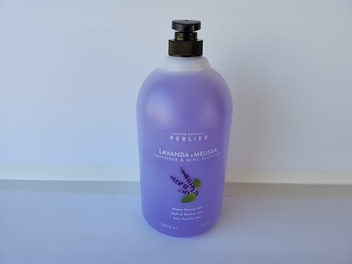 Perlier Lavender and Mint 1L Bath and Shower Gel & Cleanser, Huge 33.8 Oz. New - Picture 2 of 3