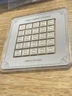 25 x 1 Gram Geiger Square Silver Bar Unopened New In Sealed Assay RARE