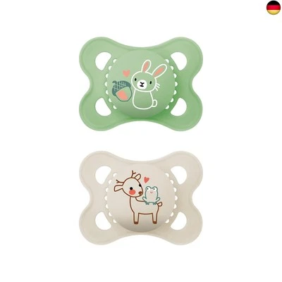 BESUCHE DEN MAM-STORE MAM Original Latexschnuller im 2er-Set, Schnuller aus nachhaltigen,