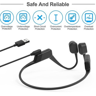 Bone Conduction Headphones Charging Cable Replacement USB Magnetic Charger C SAL