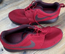 Rare Nike Roshe Run Gym Red / Burgundy Running Trainers Size UK 8 - 511881-660 