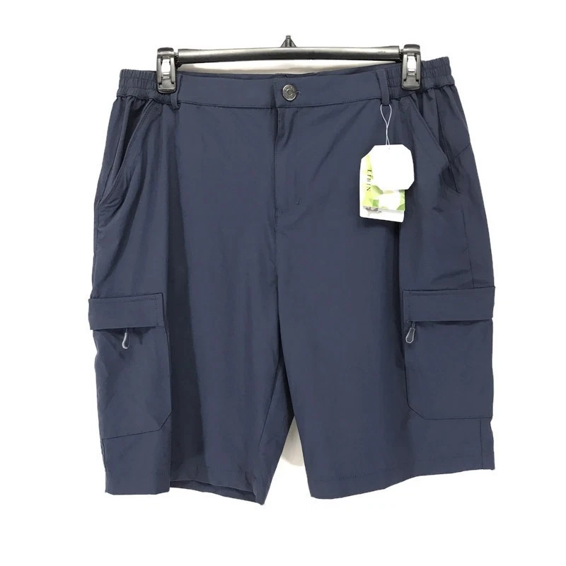 NEW Libin Waterproof Cargo Hiking Shorts Men's XXL Blue UPF 50+ Summer Outdoor