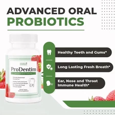 ProDentim Oral Oral Probiotics Chewable Tablets Healthy Teeth gums