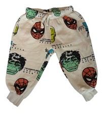 Marvel Avengers Jogger Pants Boys 3-4 Years 104 Hulk Spider-Man Iron Man EUC