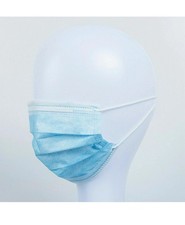 100 PCS Disposable Face Mask Non Medical Surgical 3 Ply Ear loop Blue Masks