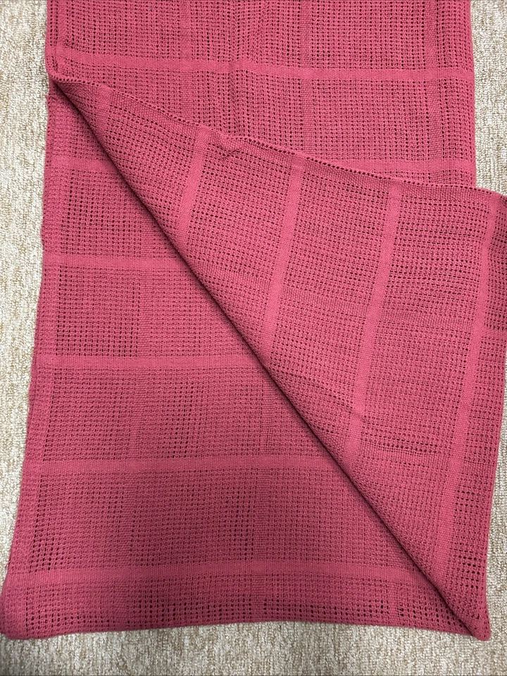 Sofadecke Kuscheldecke Bettüberwurf Häkeloptik Rot 190 X 220 Cm - Bild 3 von 3