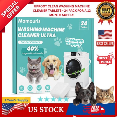 #ad #ad Uproot Clean Washing Machine Cleaner Tablets 24 Pack for a 12 Month Supply. Fo $9.25