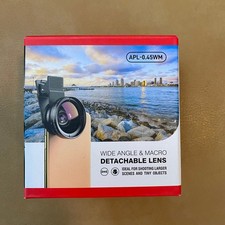 APEXEL 2in1 0.45X Wide Angle With 12.5X Macro Lens Phone Camera Lens For Phones