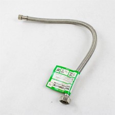 Stainless Steel Faucet Connector 3/8" Compression x 1/2" FIP 20" Flexible