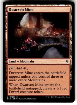 Dwarven Mine Throne of Eldraine Regular MTG
