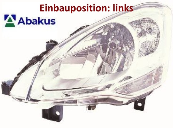 Abakus 552-1129LMLD-EM Hauptscheinwerfer Links Scheinwerfer-image