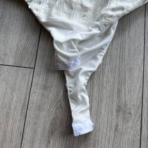 NEW ZARA linen blend Corset Bustier sweetheart ruched Top Ivory/cream - Size XS - Picture 9 of 19