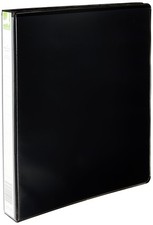 High-Quality 4 D-Ring A4 Presentation Binder in Black – 25mm Capacity