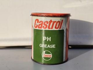 Vintage Castrol PH Grease Tin 1970's Rare Automobilia Item Can Oil 1lb
