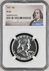 1957 Proof Franklin Half Dollar 50C NGC PF67 Special Label BOX5