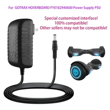 29.4V 0.6A 1A AC/DC Adapter Charger for GOTRAX HOVERBOARD FY0182940600 Power