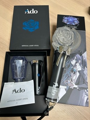 Ado Blue Rose Penlight Mona Lisa / Hibana Set of 2 Black Official