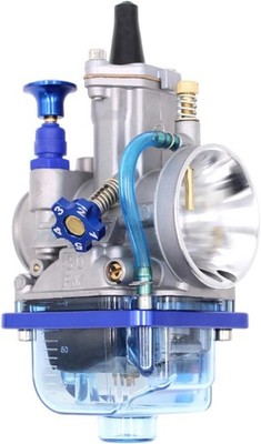 Motorcycle Racing Carburetor 226MM, With Blue Float Bowl Horn Cup Intake Man