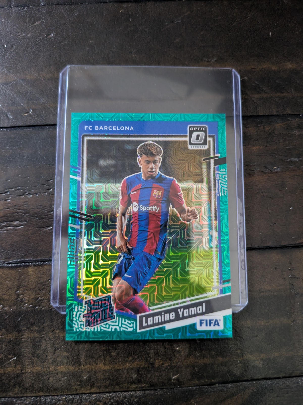 2023-24 PANINI DONRUSS FIFA OPTIC-TEAL MOJO #177 LAMINE YAMAL ROOKIE /49 🔥🔥🔥