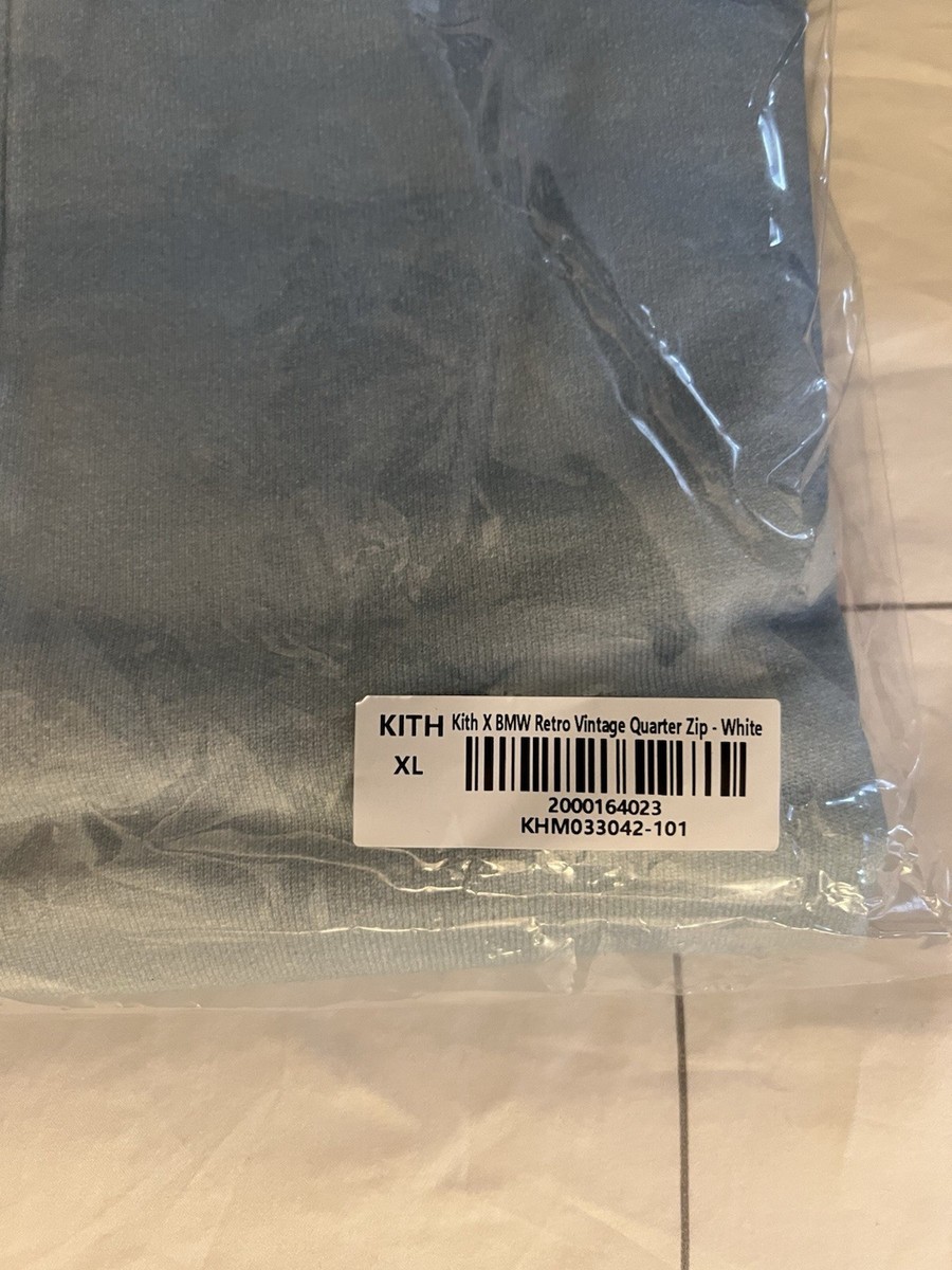 Kith for BMW Retro Vintage Quarter Zip Men's Size XL Cotton