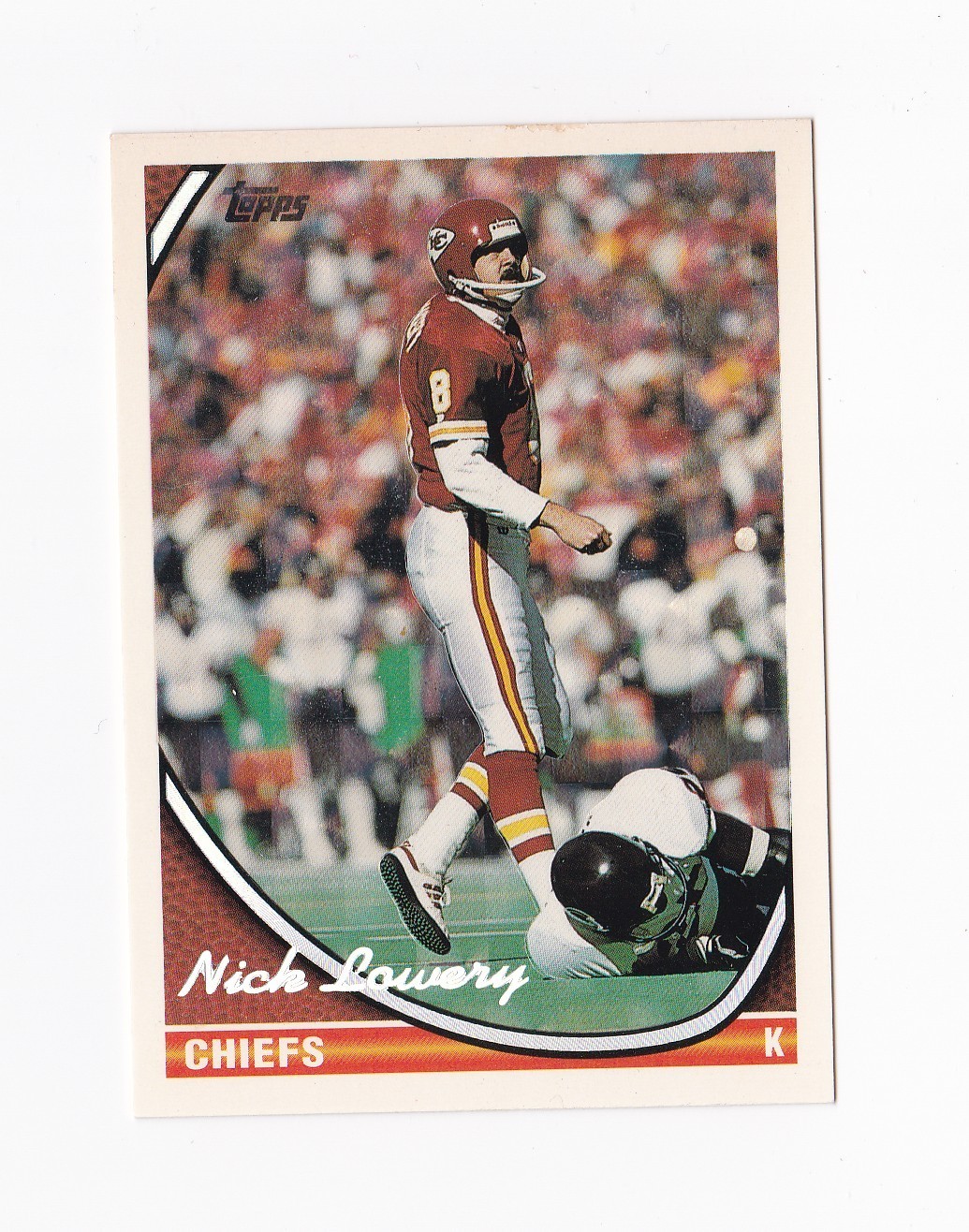 1994 Topps Special Effects #314 Nick Lowery Kansas City Chiefs Dartmouth