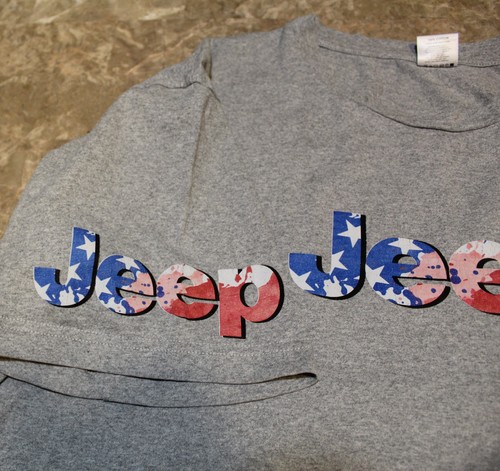 Jeep Shirt 2XL grau SunFrog amerikanische Flagge patriotische Grafik T-Shirt Tattoos USA - Bild 10 von 13