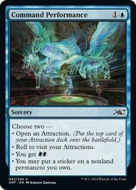 Foil Command Performance 42 UNF Common Lightly Played