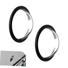 2 PCS Car Backup Camera Protector Covers, Clear HD Anti-Scratch Lens Cap, Car