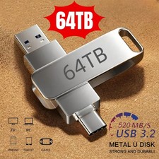 USB 3.2 Metal Flash Drive High Speed Portable USB Memory Stick 1TB 2TB 4TB