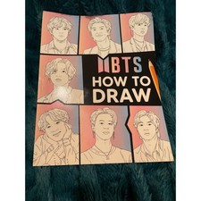 BTS How To Draw Book K-Pop Bangtan Boys Art Instruction Guide ARMY Merchandise