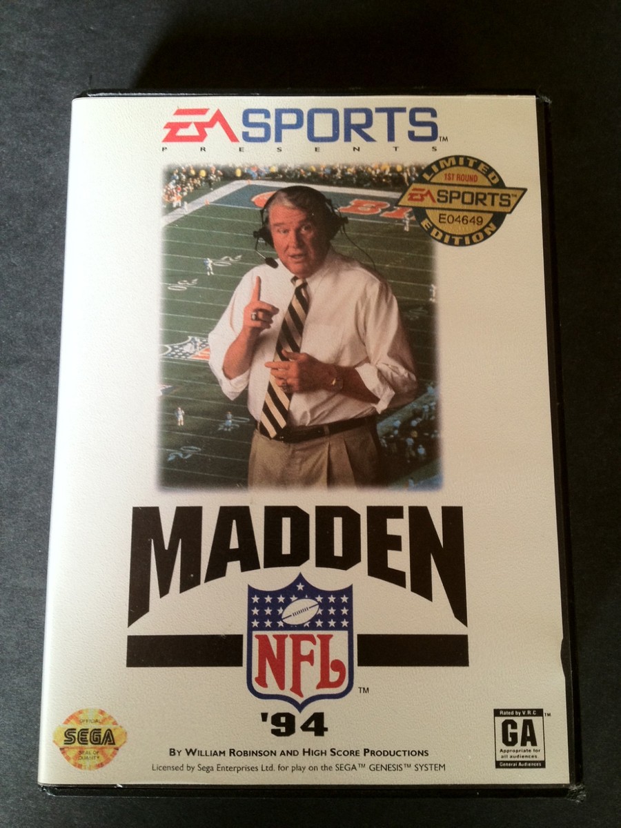 ＳＦＣ「EA SPORTS NFLプロフットボール'94」販促用Ａ４サイズチラシ SFC「EA SPORTS NFLプロフットボール'94」販促用A4サイズ