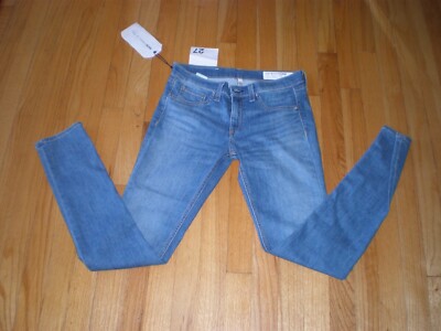 NEW Rag Bone 27 Ankle Skinny Jeans PRESCOTT Blue Stretch