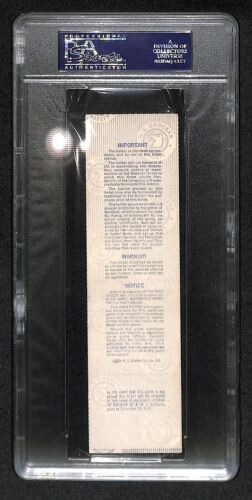 1978 World Series Game 6 FULL Ticket "Yankees WIN & CLINCH 22nd WS Title" PSA - Picture 2 of 2