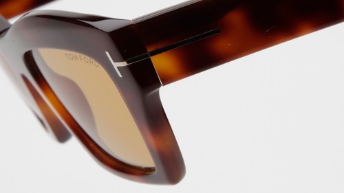 NUEVO TOM FORD Luna TF1191 53E Habana GAFAS DE SOL 52-19-140mm B42mm Italia - Imagen 6 de 10