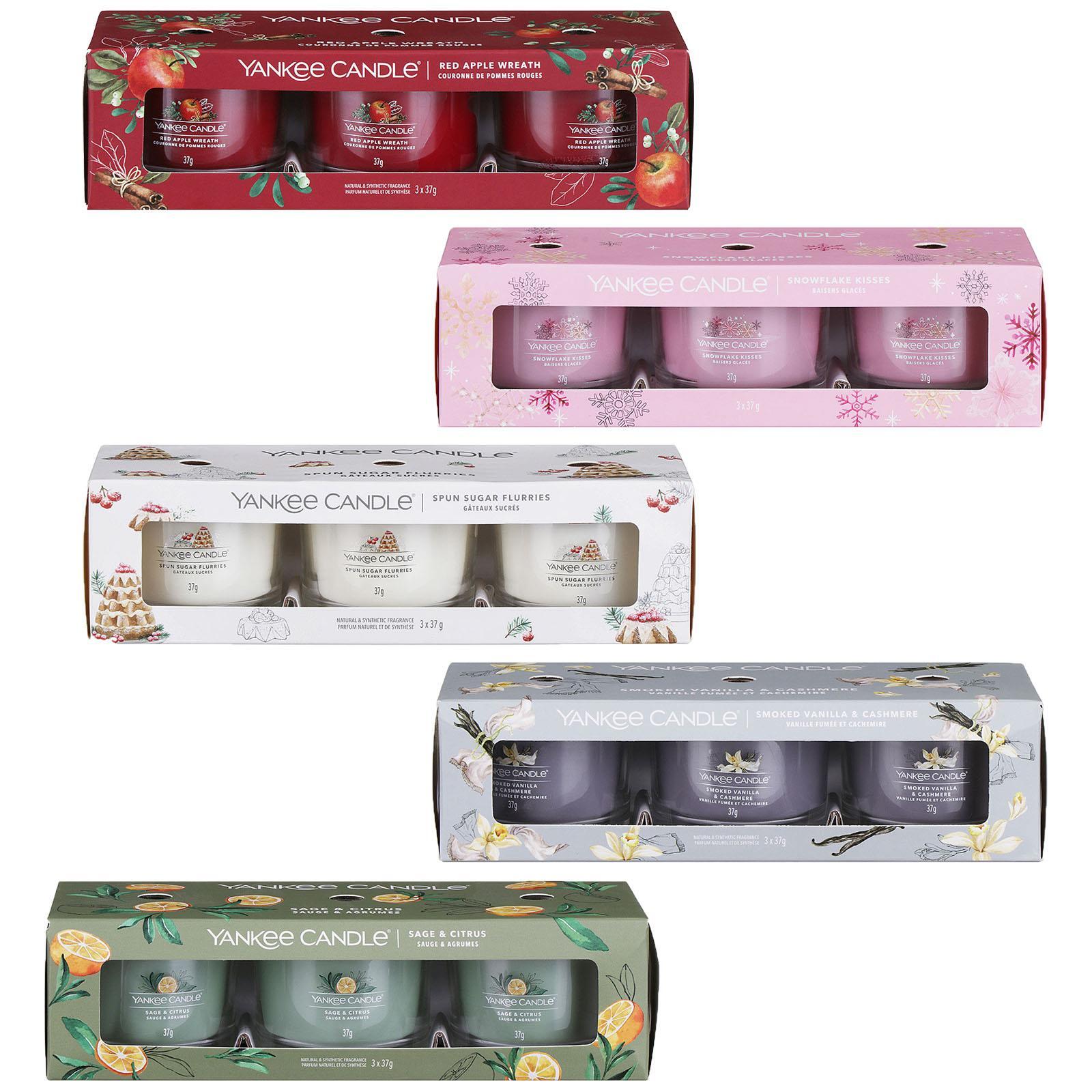 Yankee Candle Votives 3 Pack Wax Melts Highly Scented Fresh Burn