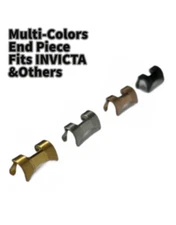 Multi-Colors Watch Band END PIECE Curved FITS to INVICTA & Others (20mm-26mm)