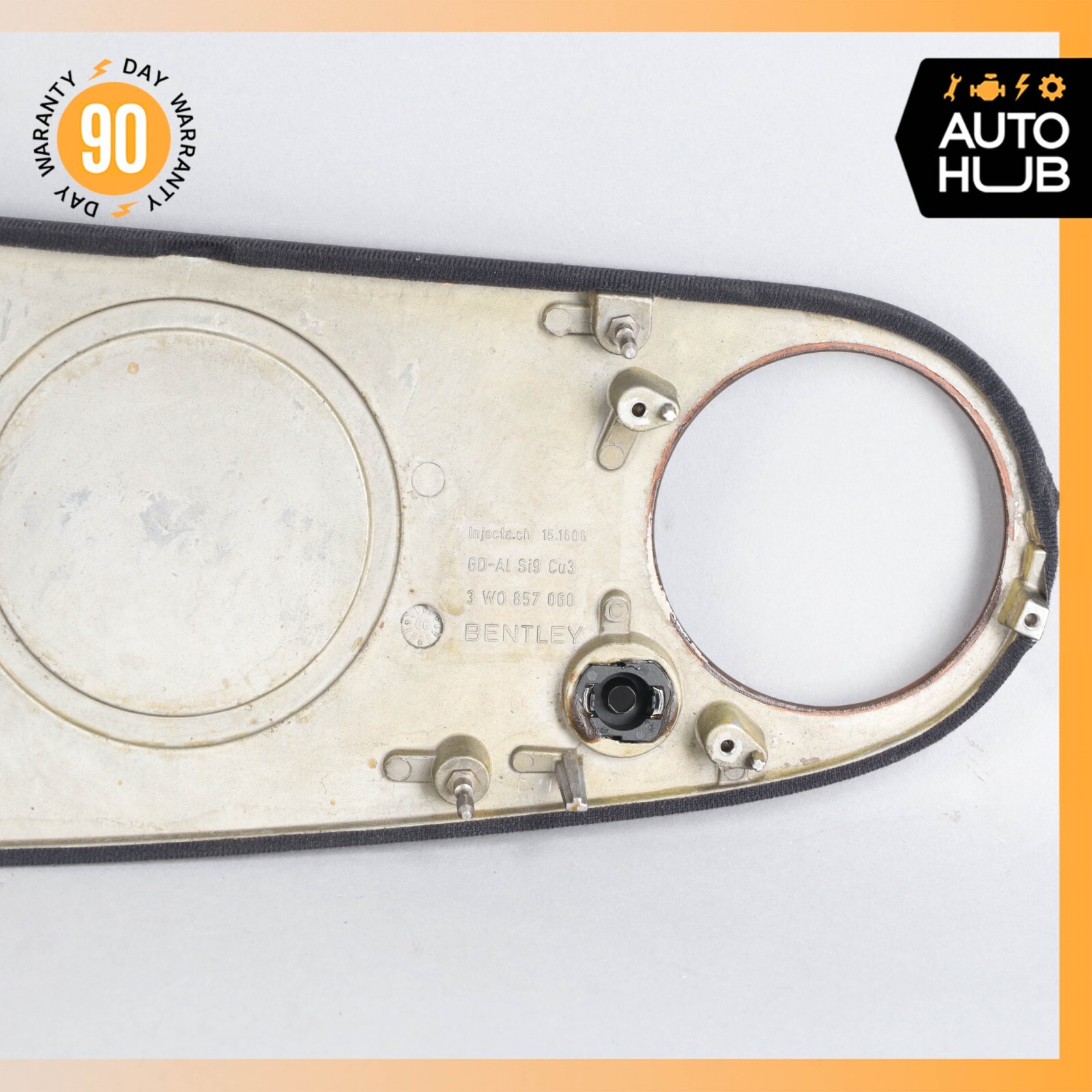 03-13 Bentley Continental GTC GT Right Dashboard Dash Trim Bezel Wood OEM
