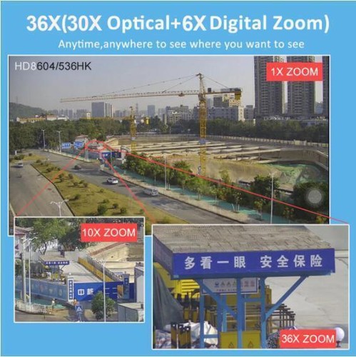 2MP HD 36X Optical Zoom AHD TVI CVI CVBS 4-In-1 Auto Focus CCTV Camera Box New - Picture 6 of 6