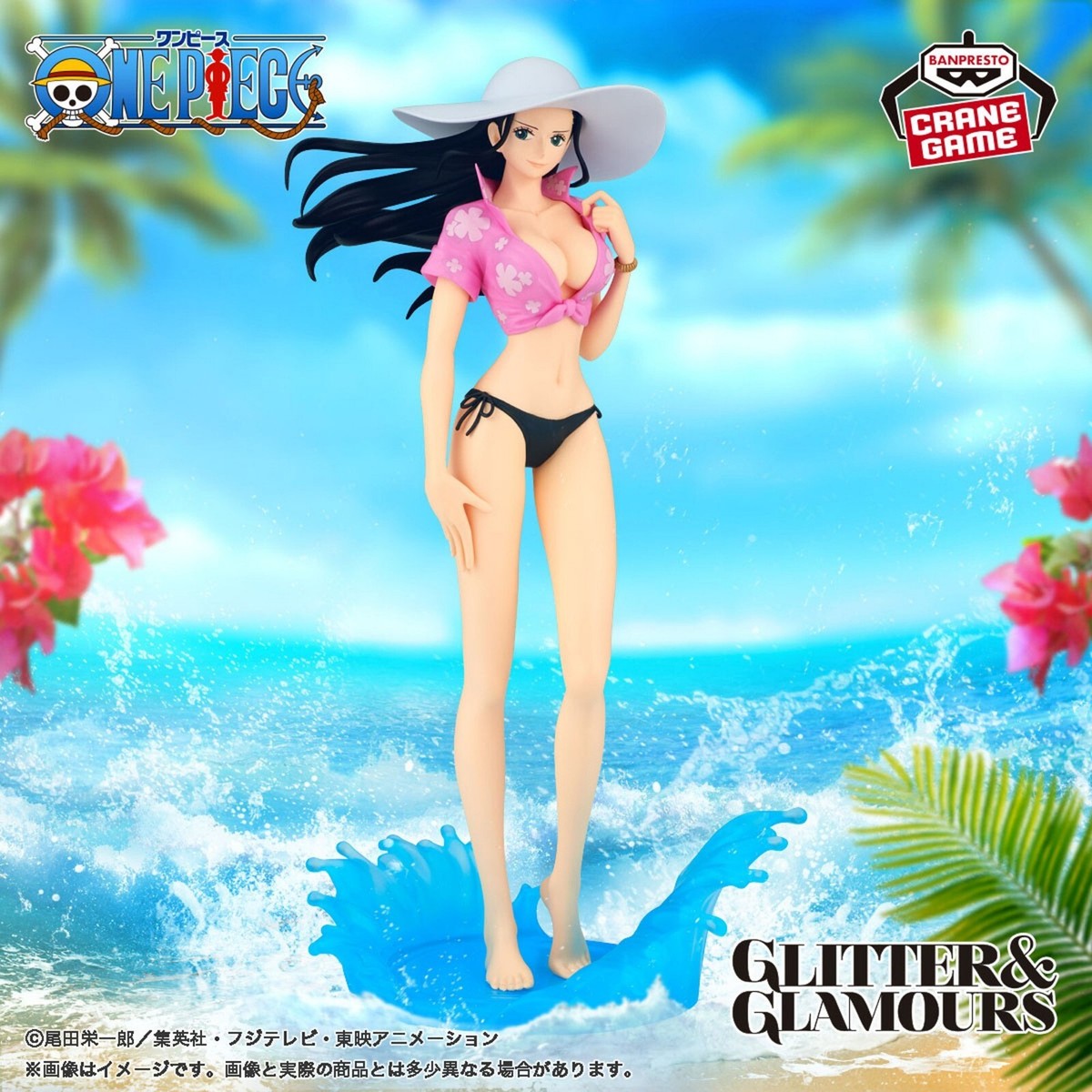 One Piece GLITTER & GLAMOROUS Splash Style Nami Nico Robin figure