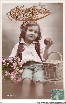 EMI-AABP7-0471-PARTY - Happy New Year - Girl - Flowers - Apple