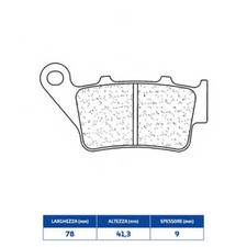 SINTERED REAR BRAKE PADS for KTM 640 LC4 Adventure 1998-2007
