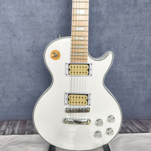 Chitarra Elettrica Stile LP &ndash; 2 Pickup Humbucker, Corpo In Mogano, Manico Acero &ndash; Modello 2025