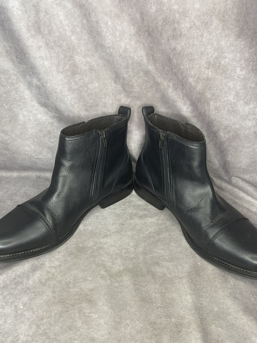 Dockers 90-28844 Chukka Boots Black Size 12M Side Zip EUC | eBay