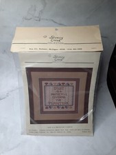 Stoney Creek Collection Cross Stitch Kit Dust Is A Protective Covering Sampler