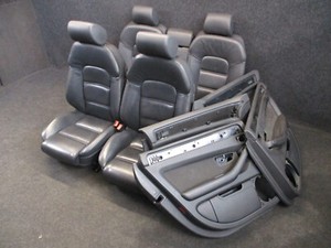 ORIGINAL S8 Lederausstattung Audi A8 S8 4E LEDER SCHWARZ Sportsitze Sitz