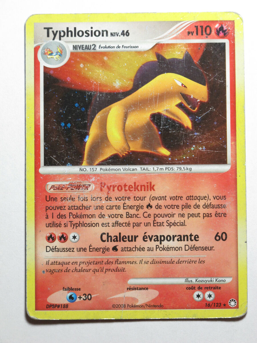 Typhlosion - 16/123 - Holo Rare Pokemon Played | eBay Typhlosion - 16/123 - Holo Rare Pokemon Played | eBay