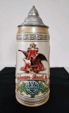 Anheuser Busch Budweiser Lidded Beer Stein Limited Edition "H"Series 15236 