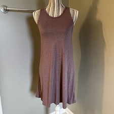 Madewell Womens Mauve Sleeveless Tank Dress Size XS Knee Length Casual Slub