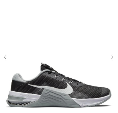 Nike Herren schwarz & grau Metcon 7 Trainingsschuhe Turnschuhe UK 6,5 BRANDNEU Ref 123